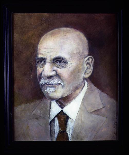 Portrét p. Frimla jednoho ze zakladatelů Třebechovického betlému